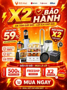Nồi Lẩu Điện Elmich EDA-2121 dung tích 1 lít, nấu nhanh 10 Chính sách bảo hành B2S