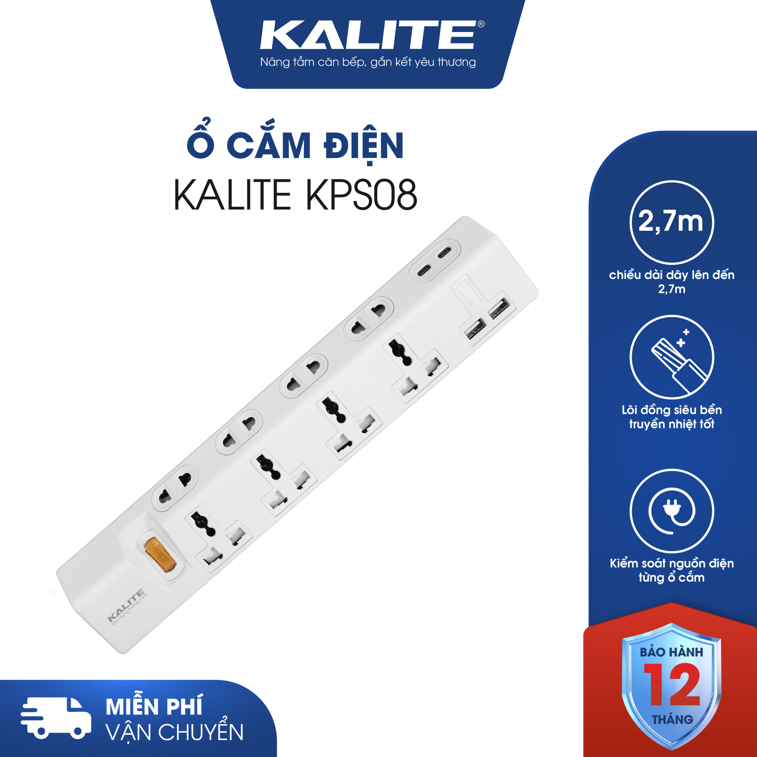 Ổ CẮM ĐIỆN KPS08