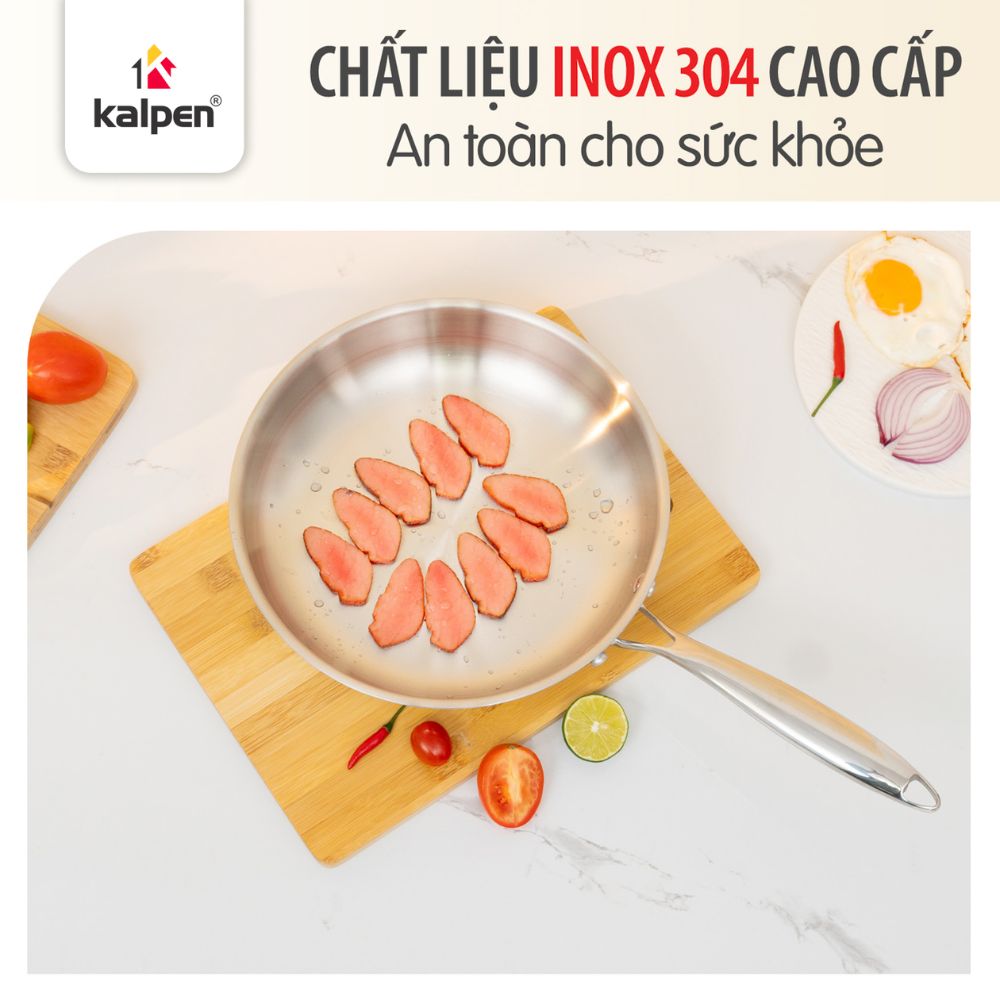 Chất liệu Inox 304 an toàn cho sức khỏe.