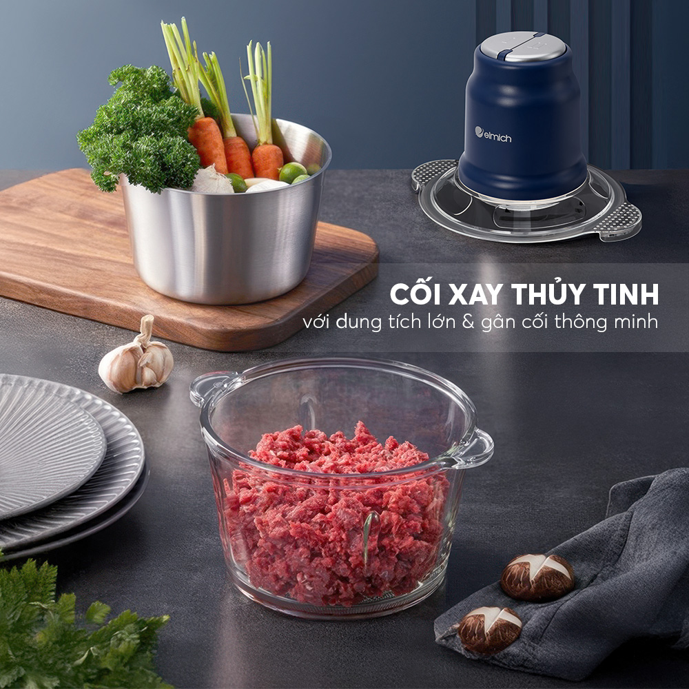 Cối thủy tinh dung tích 2L.