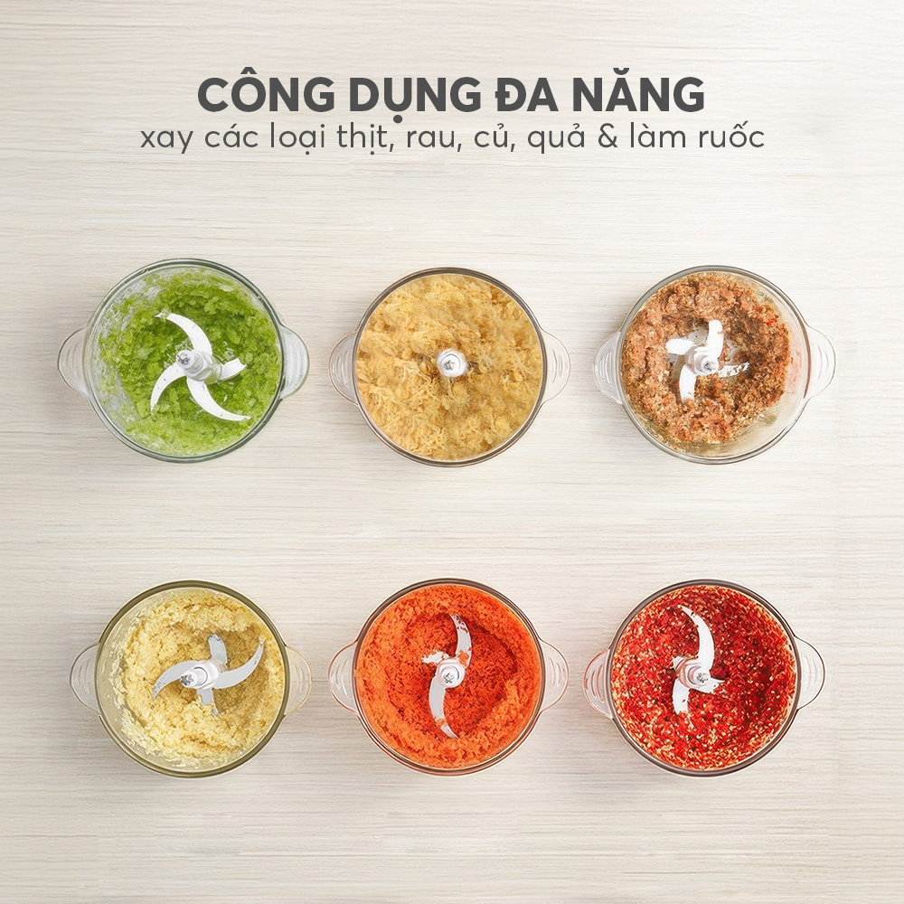 Công cụ đa năng cho nhiều nhu cầu chế biến.