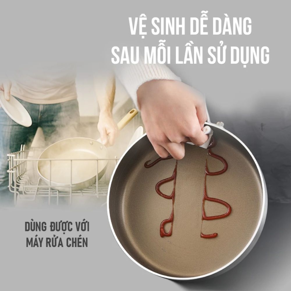 Dễ làm sạch sau mỗi lần sử dụng.