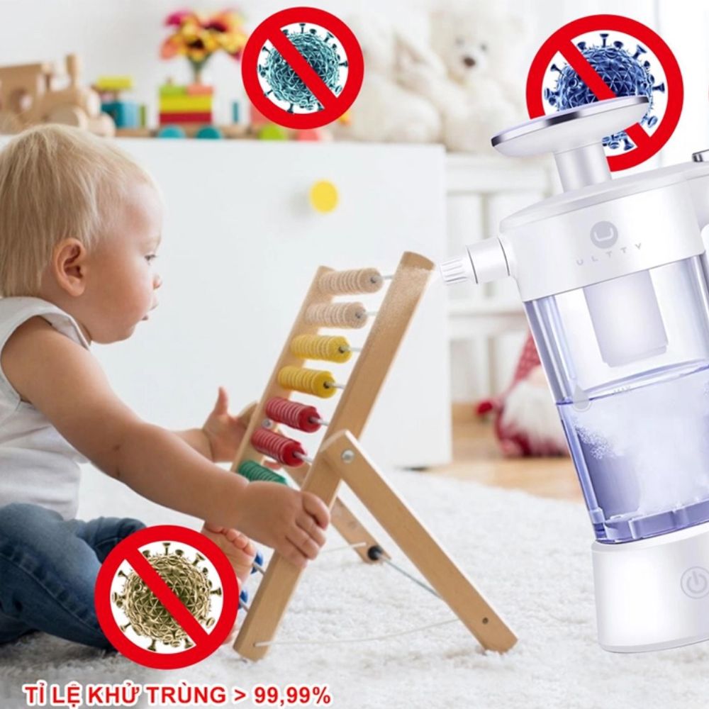Khử khuẩn bề mặt và không khí trong gia đình