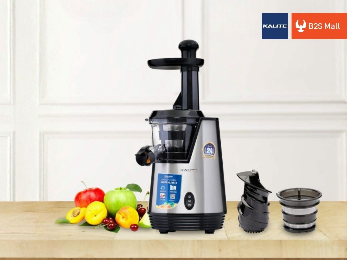 Công nghệ ép chậm giúp bảo toàn tới 98% dưỡng chất có trong rau củ quả