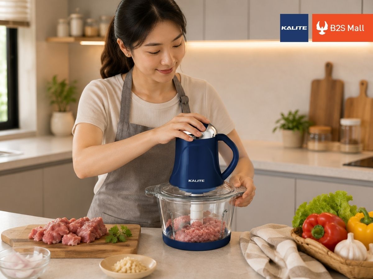 Máy xay thịt Kalite KM355 2L 2 Máy xay thịt Kalite KM355 đa năng