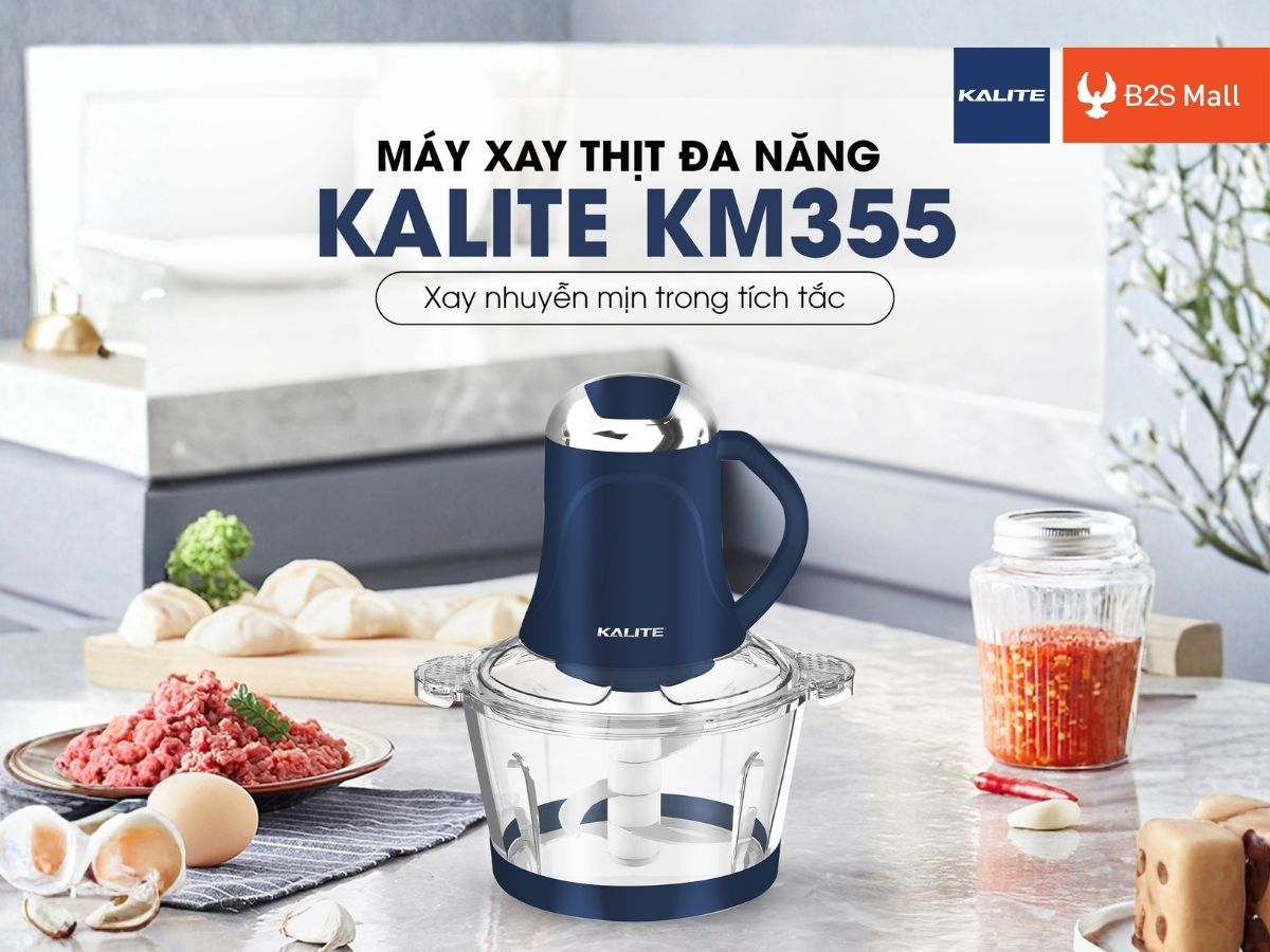 Máy xay thịt Kalite KM355 2L 1 Máy xay thịt Kalite KM355 hiện đại