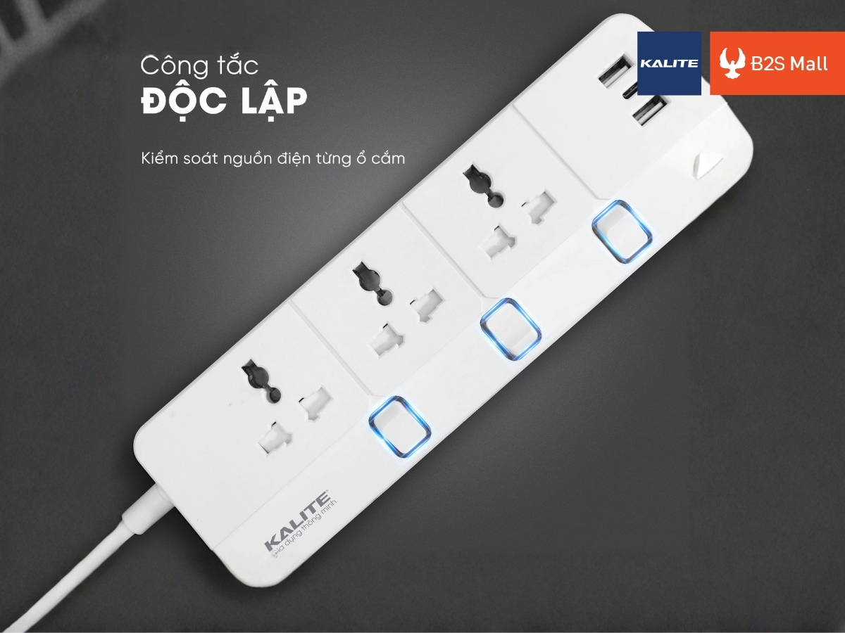 Ổ cắm điện thông minh Kalite KPS03 giá rẻ