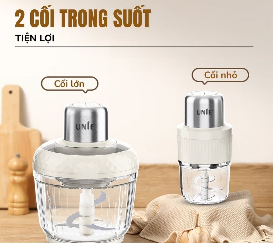 2 cối xay thủy tinh – Linh hoạt cho nhiều loại thực phẩm 