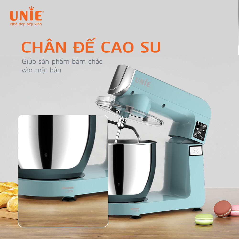 Chân đế cao su chống trượt  giúp ổn định, an toàn hơn