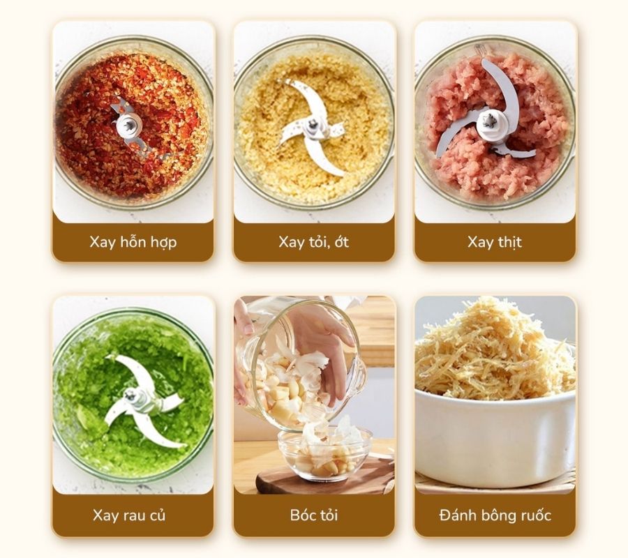 Đánh ruốc và bóc tỏi – Đa năng trong một thiết bị 