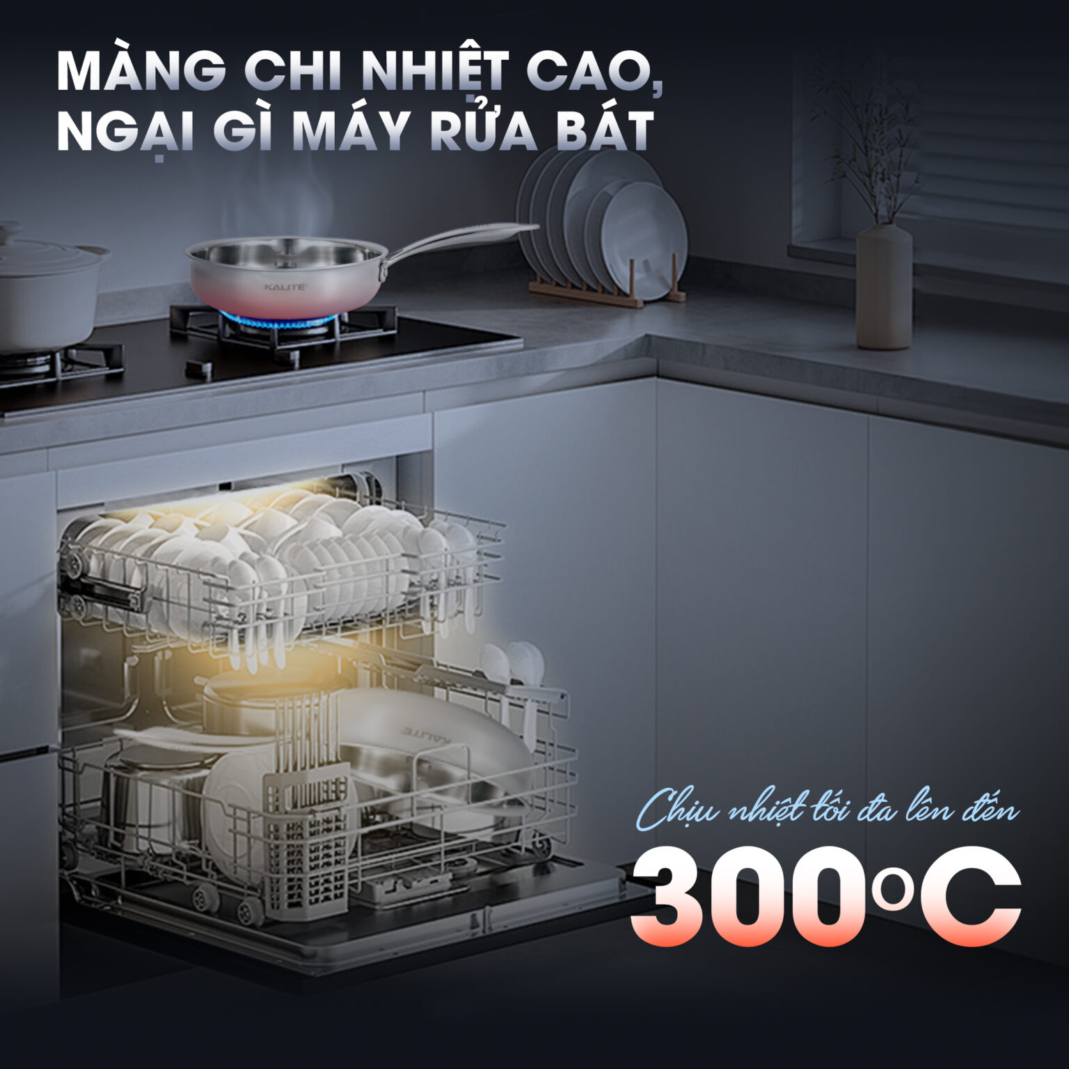 Nồi inox Kalite KL826 bền bỉ 5 Dễ vệ sinh, bền bỉ theo thời gian