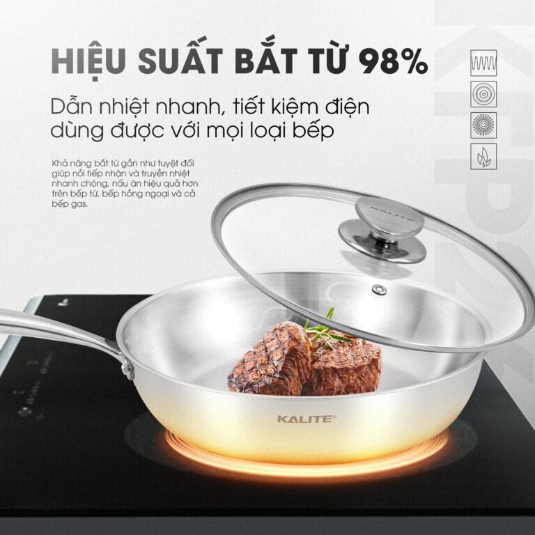 Hiệu suất bắt từ 98% – Tương thích mọi loại bếp 