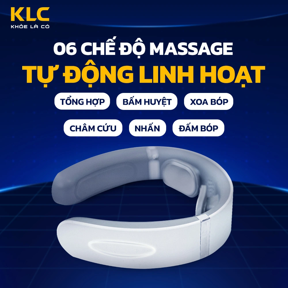 Các chế độ máy Massage Cổ KLC