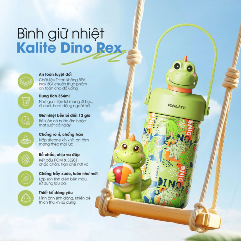 Bình giữ nhiệt Kalite DINO REX