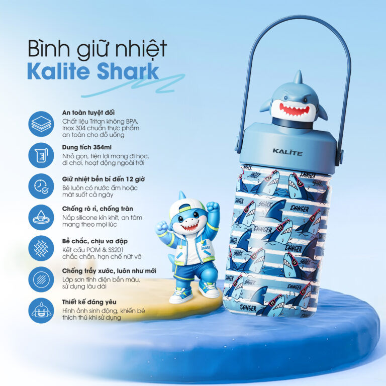 Bình giữ nhiệt Kalite SHARK