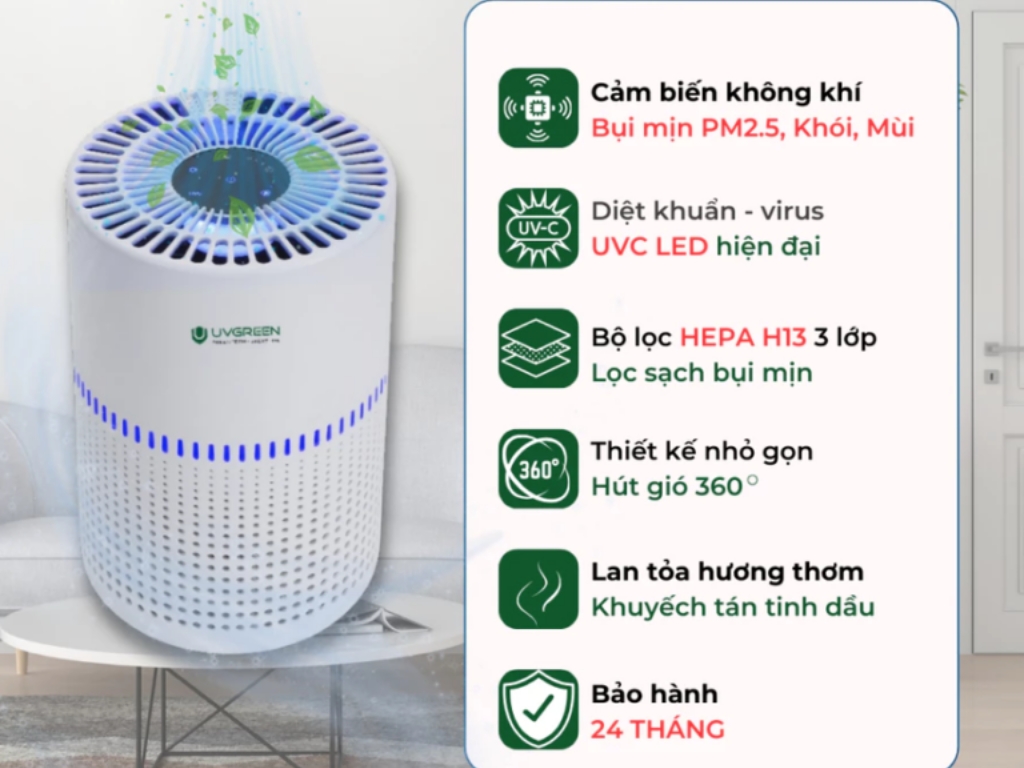 Lợi ích nổi bật của Máy khử khuẩn