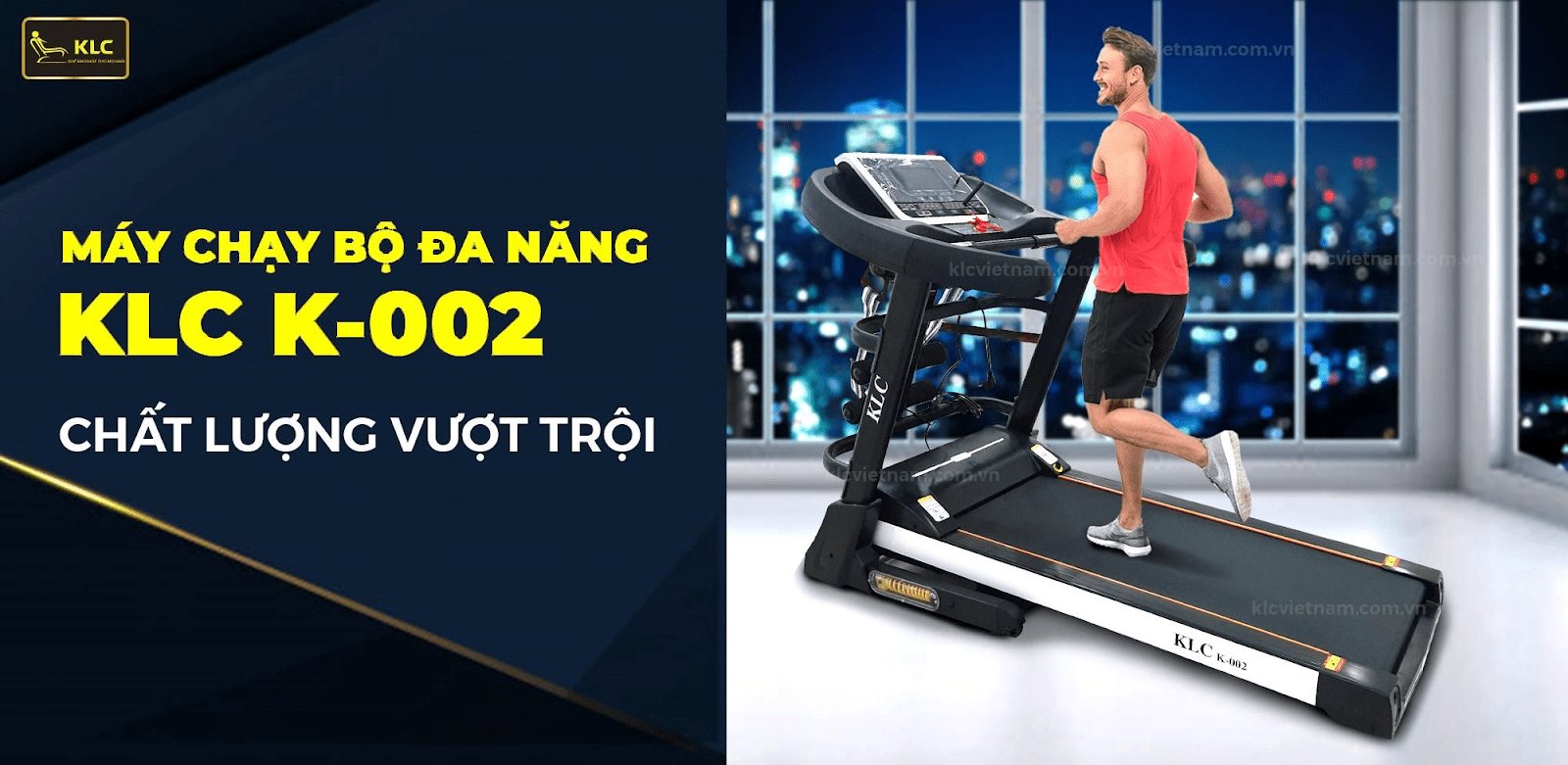Máy chạy bộ KLC K-001 5 Máy chạy bộ đa năng KLC K002