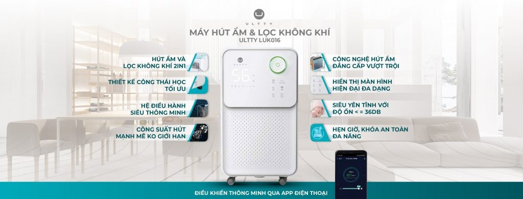Máy hút ẩm Ultty LUK016