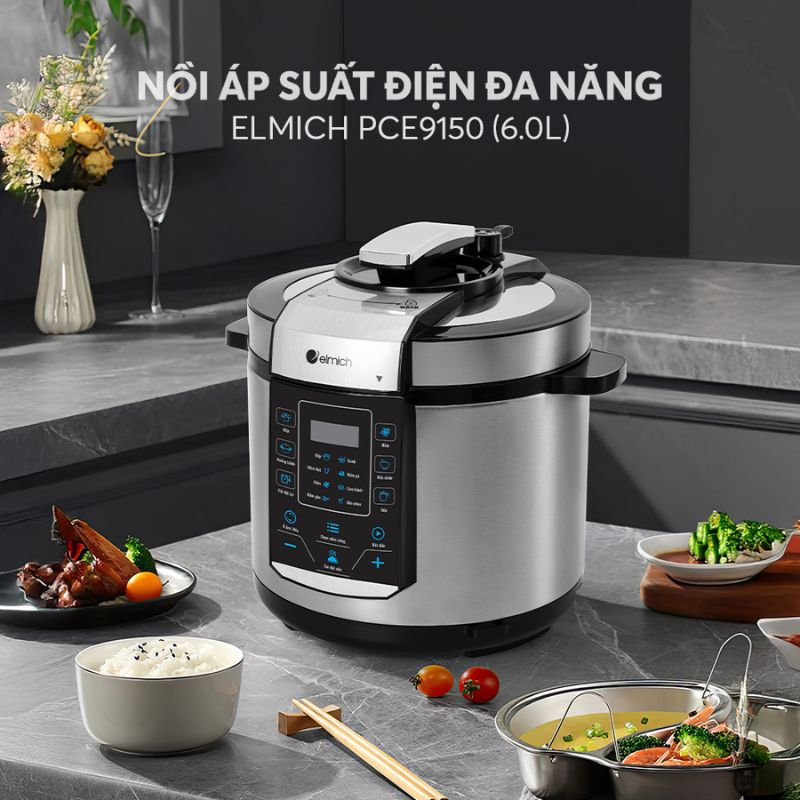 Ưu điểm của Nồi áp suất điện đa năng Elmich