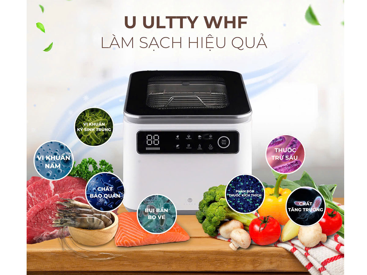 lợi ích của máy rửa thực phẩm