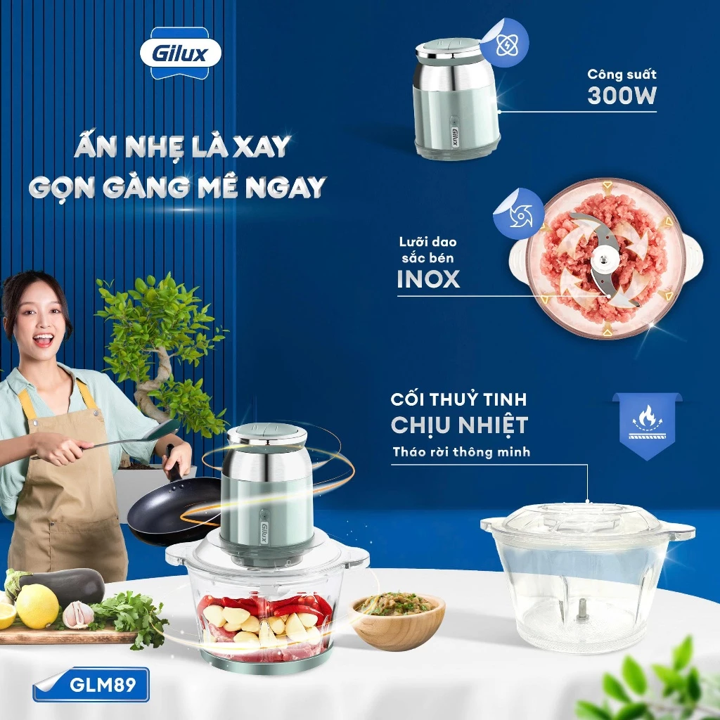 Máy xay thực phẩm Gilux GLM-89