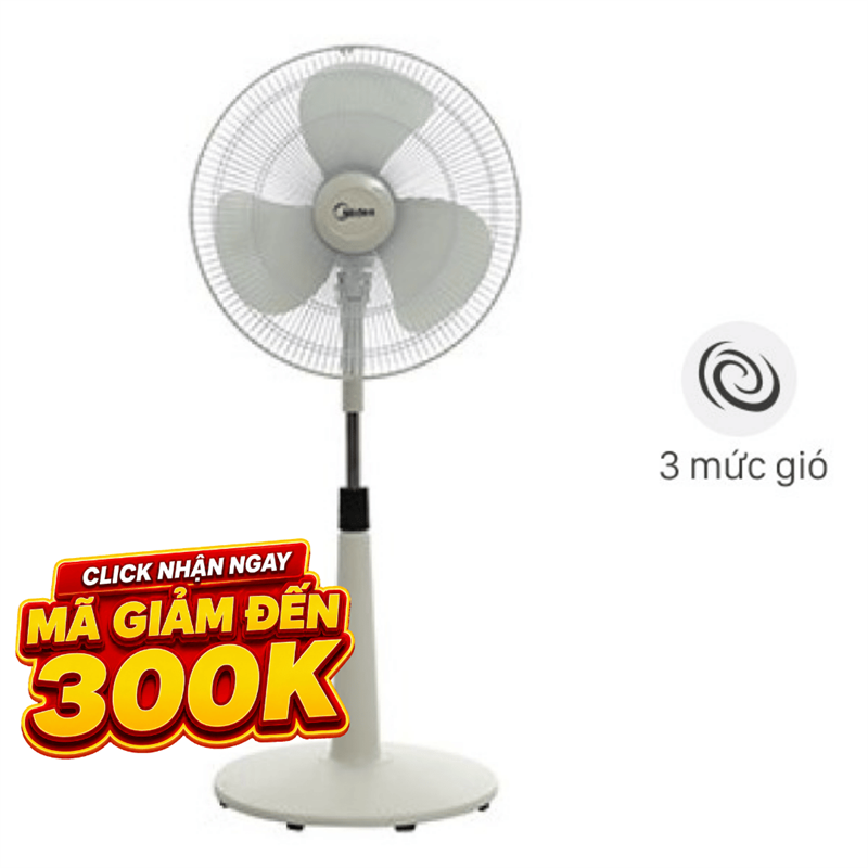 Quạt lửng Midea 3 cánh FTS40-17VD 36W tiết kiệm điện