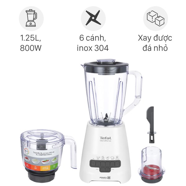 Máy xay sinh tố đa năng Tefal BlendForce Piano BL47YB66 800W