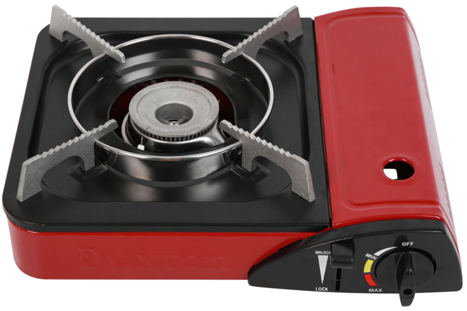 Bếp ga mini Duxton DG-150 thiết kế nhỏ gọn, màu đỏ nổi bật