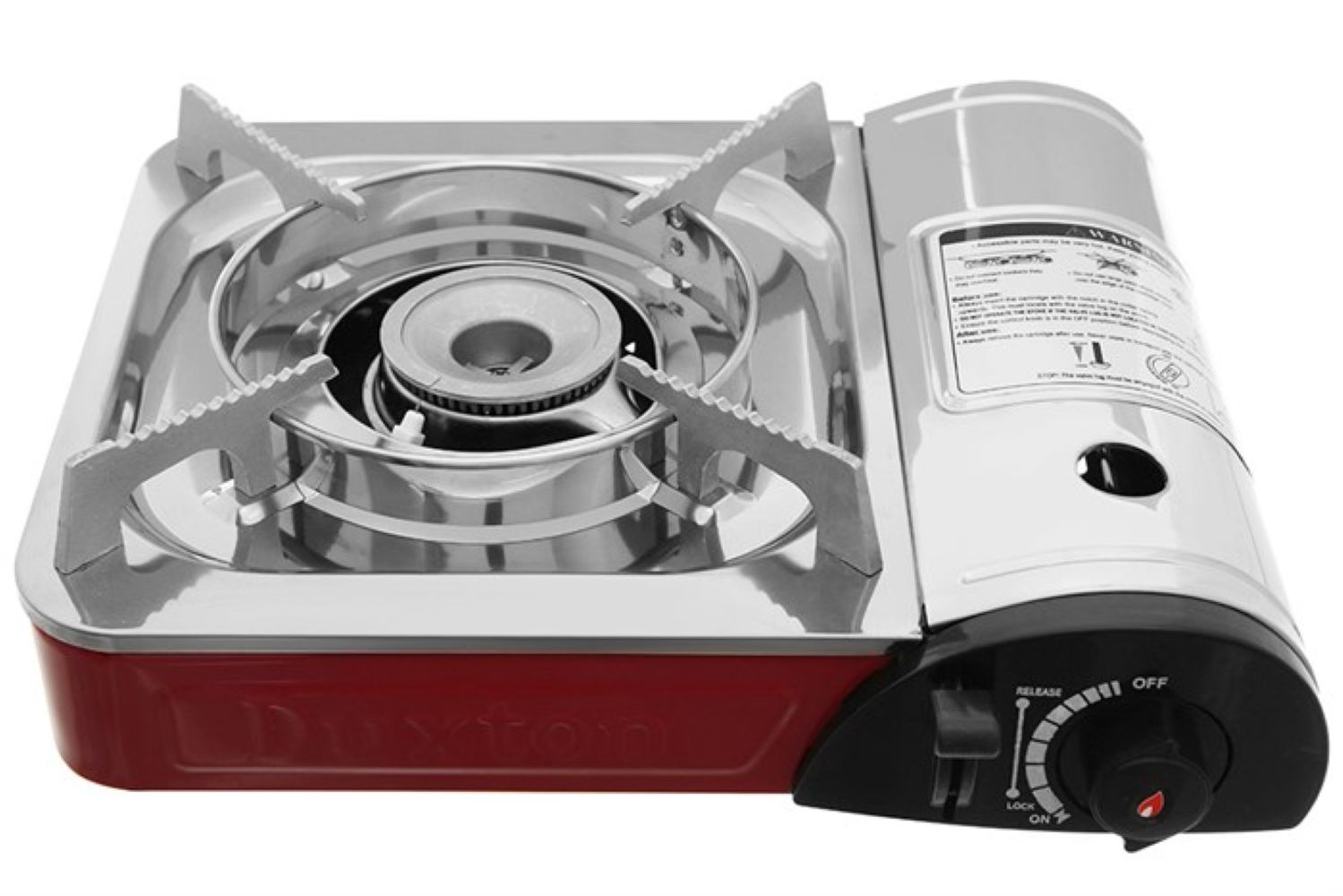 Bếp ga mini Duxton DG-290 thiết kế màu đỏ sang trọng