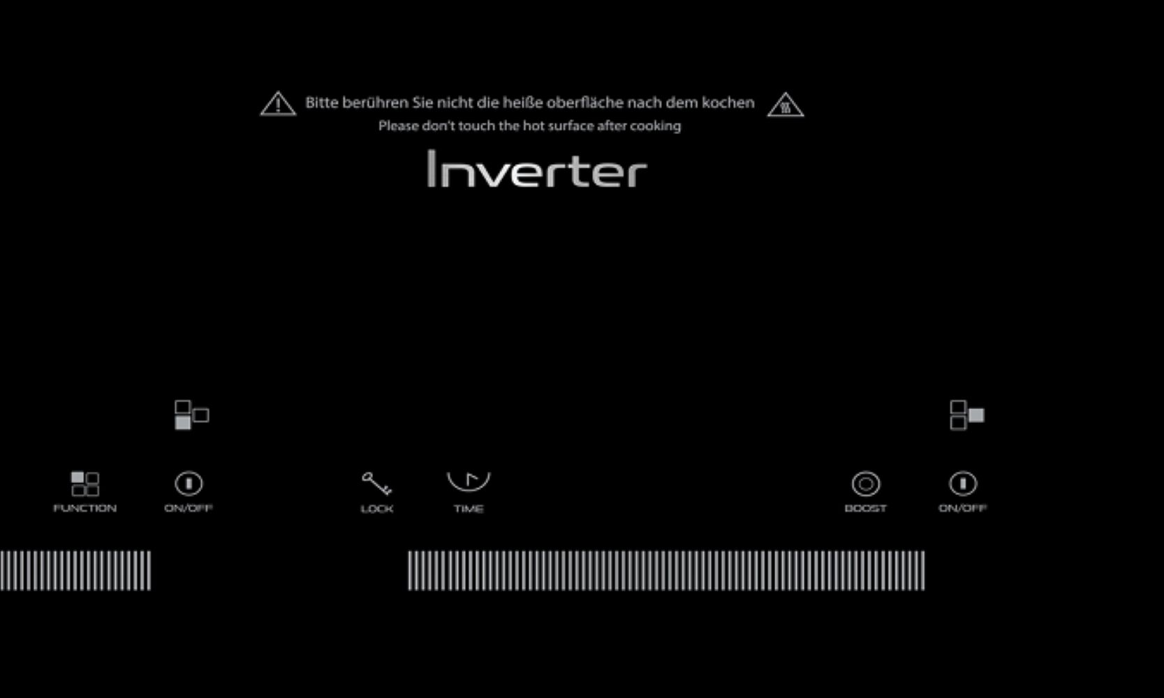 Bếp tích hợp công nghệ Inverter giúp điều chỉnh công suất gia nhiệt linh hoạt