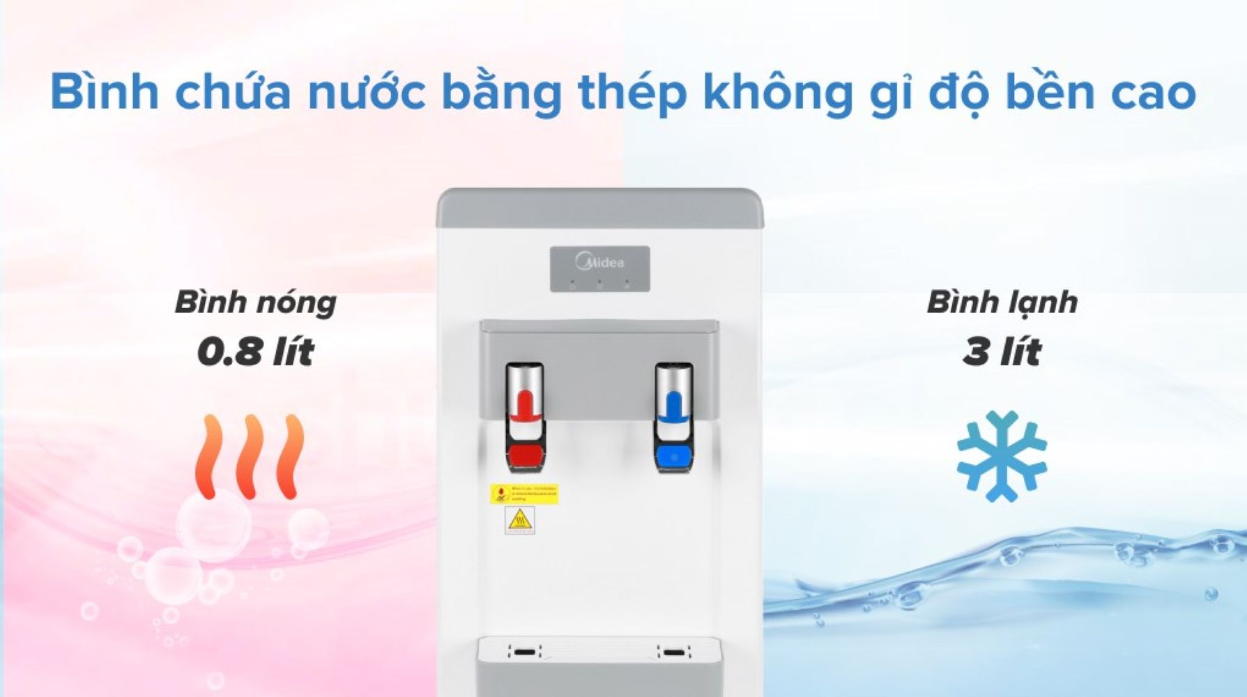 Bình chứa Inox 304 bền bỉ, an toàn cho nước uống