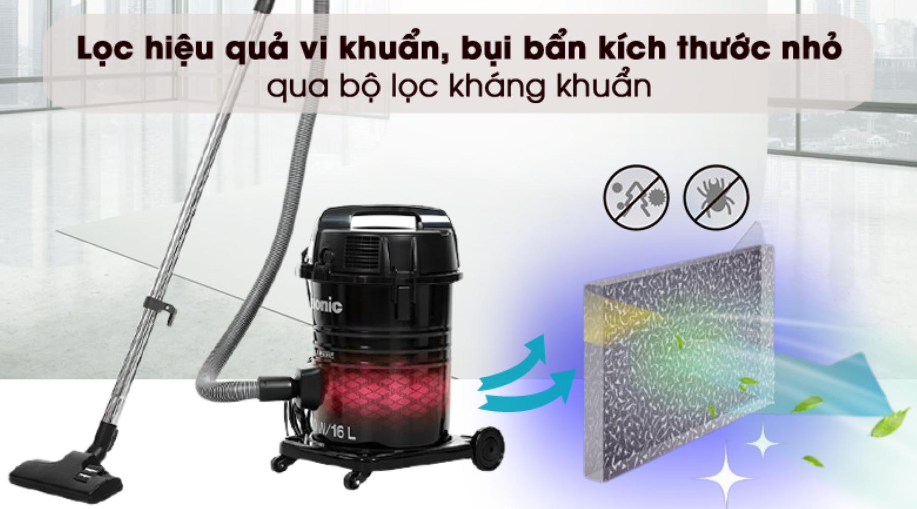 Bộ lọc kháng khuẩn hiện đại loại bỏ bụi bẩn, vi khuẩn dễ dàng cho không khí trong lành