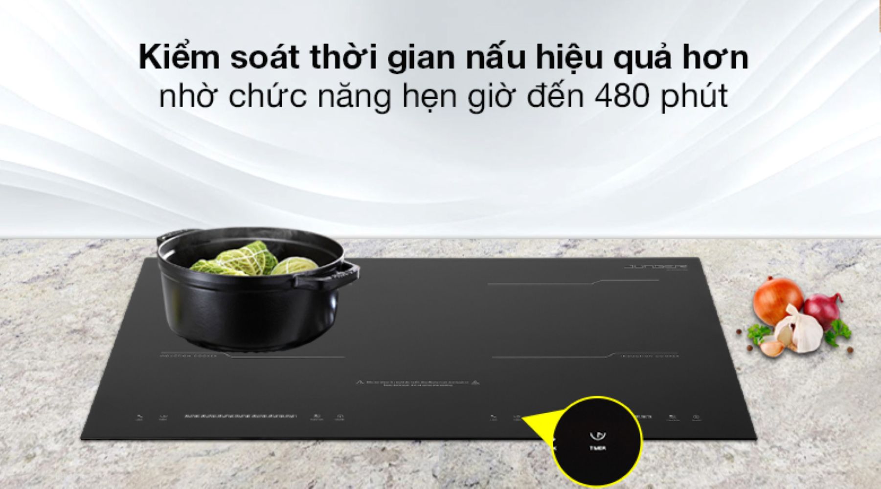  Chức năng hẹn giờ với khoảng thời gian lên đến 480 phút