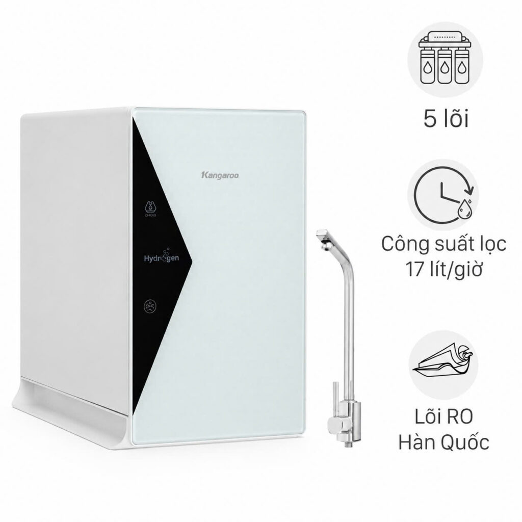 Máy lọc nước RO Hydrogen Kangaroo KG100HU 5 lõi