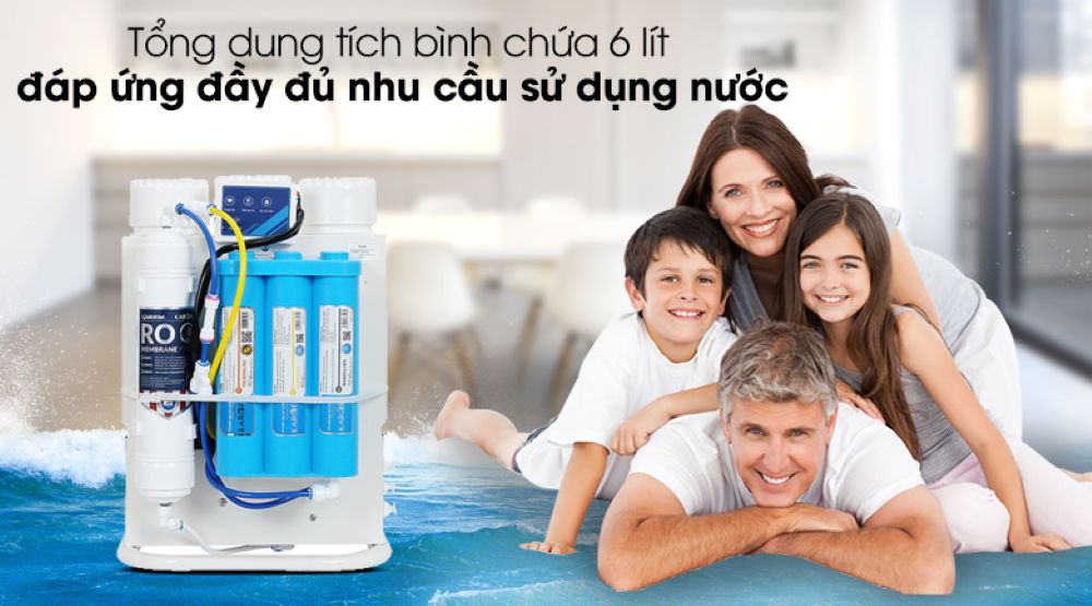Máy lọc nước RO Hydrogen Karofi KAQ-U95 10 lõi