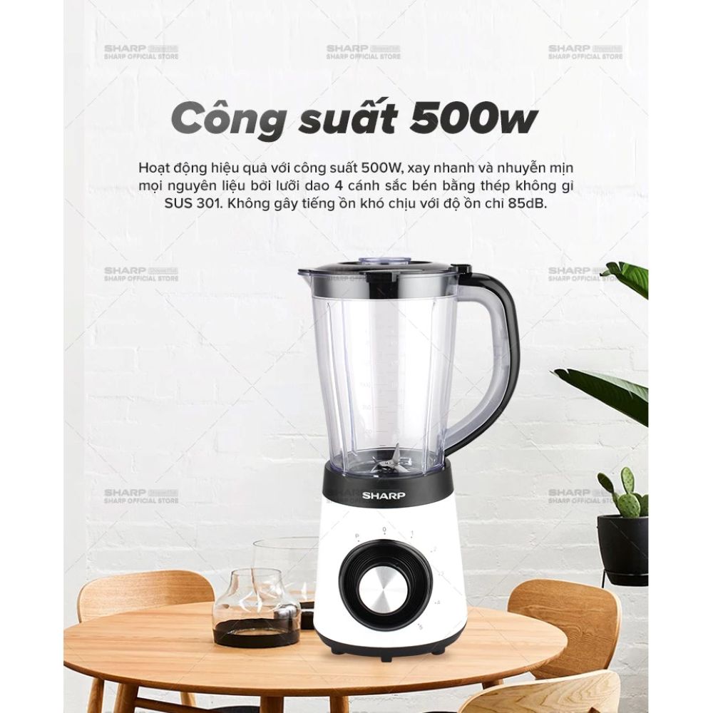 Cong suat 500W ho tro xay nhanh va nhuyen min