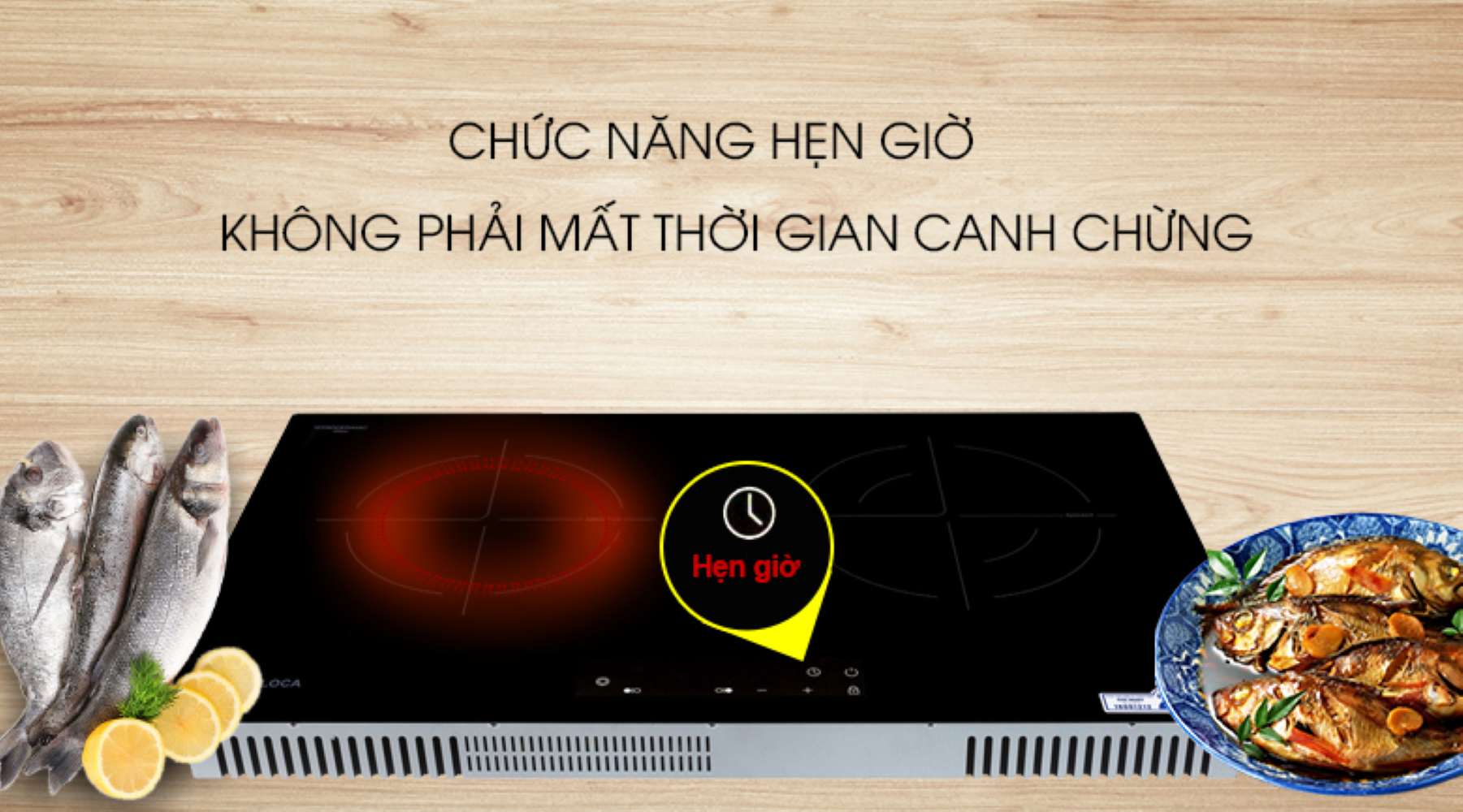 Hẹn giờ nấu tiện lợi cho người bận rộn