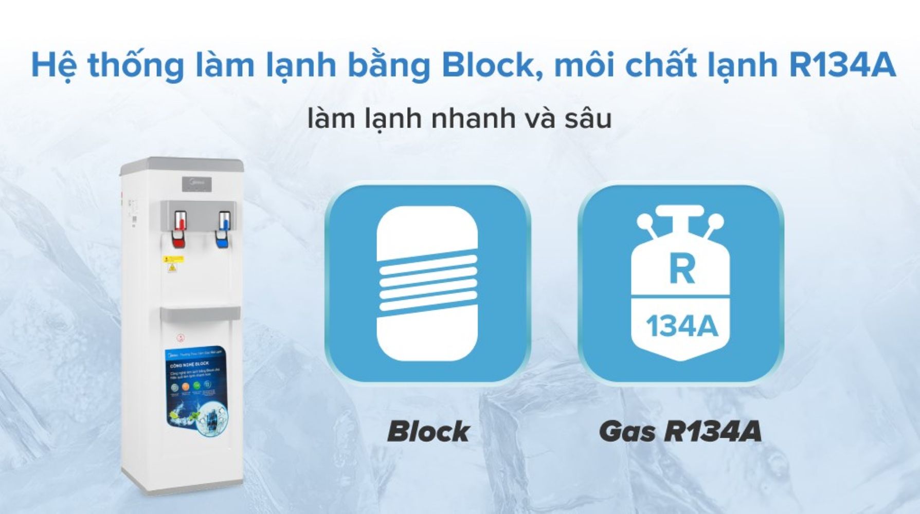 Làm lạnh Block vận hành bền bỉ, tiết kiệm điện năng