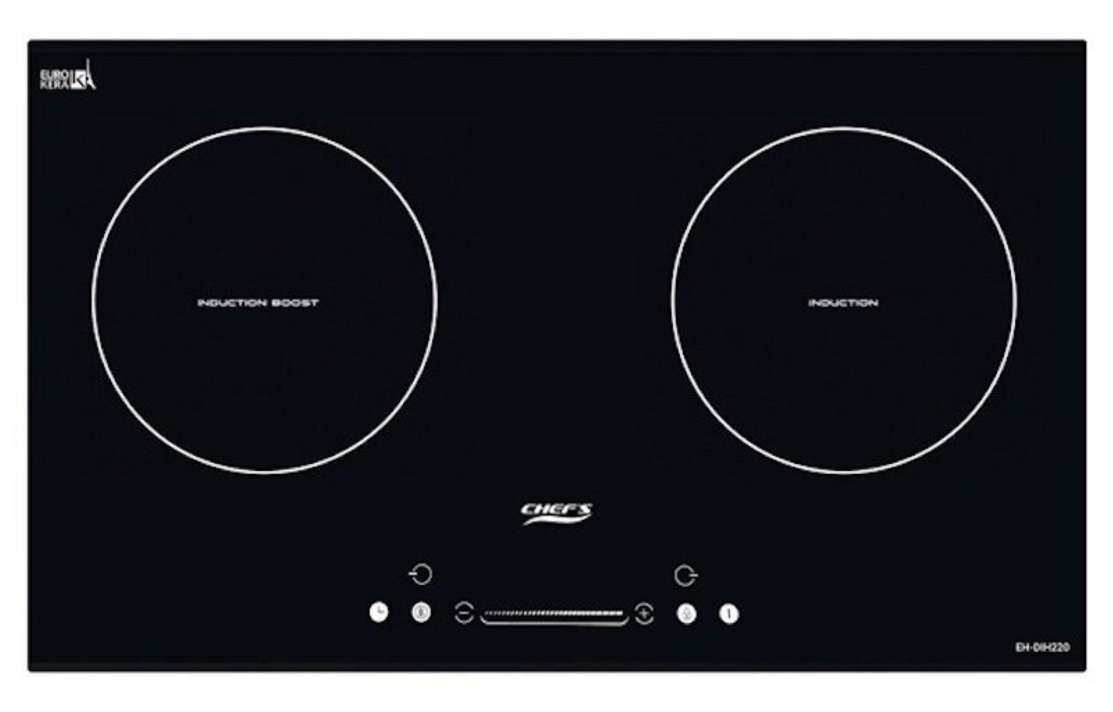 Mặt kính Ceramic - EuroKera (Pháp) liền nguyên khối, chịu nhiệt tốt và dễ vệ sinh
