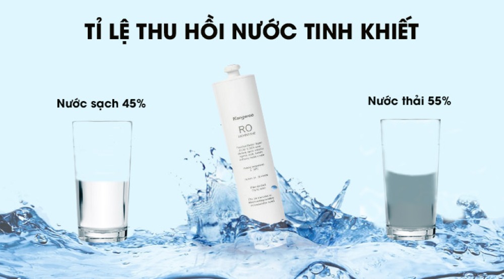 Máy lọc nước RO Hydrogen Kangaroo KG100HU 5 lõi