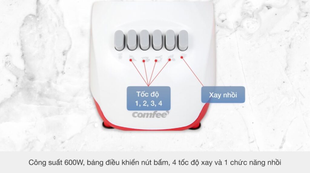 Máy xay sinh tố đa năng Comfee CJ-BL6020A