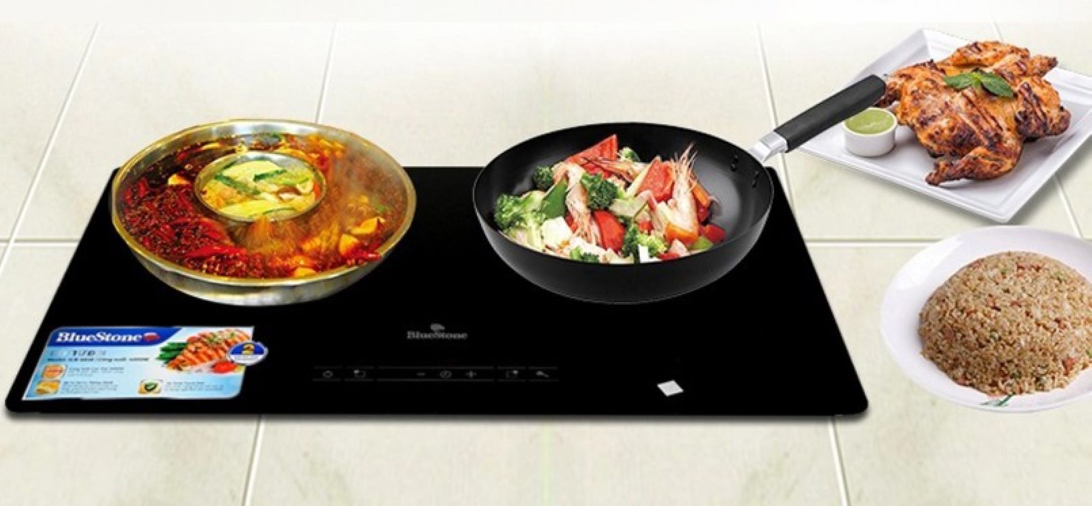 Bếp sử dụng với nồi có đáy nhiễm từ như gang và inox 430