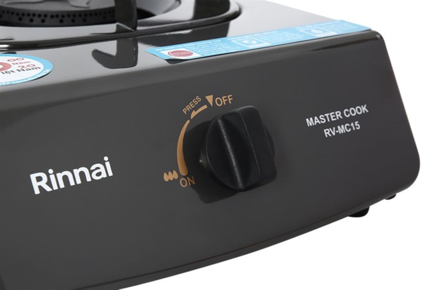 Thao tác bật lửa an toàn, dễ sử dụng chỉ với việc vặn núm đơn giản