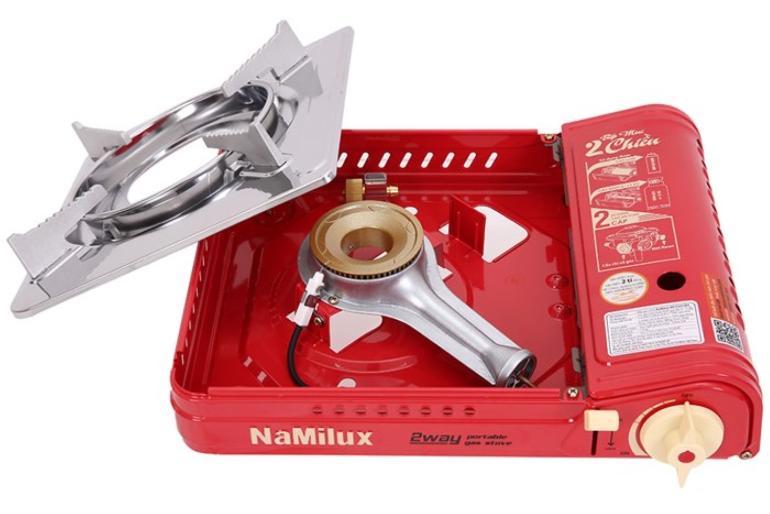 Trang bị kiềng nhôm có thể tháo rời, thêm gờ chống tràn thông minh
