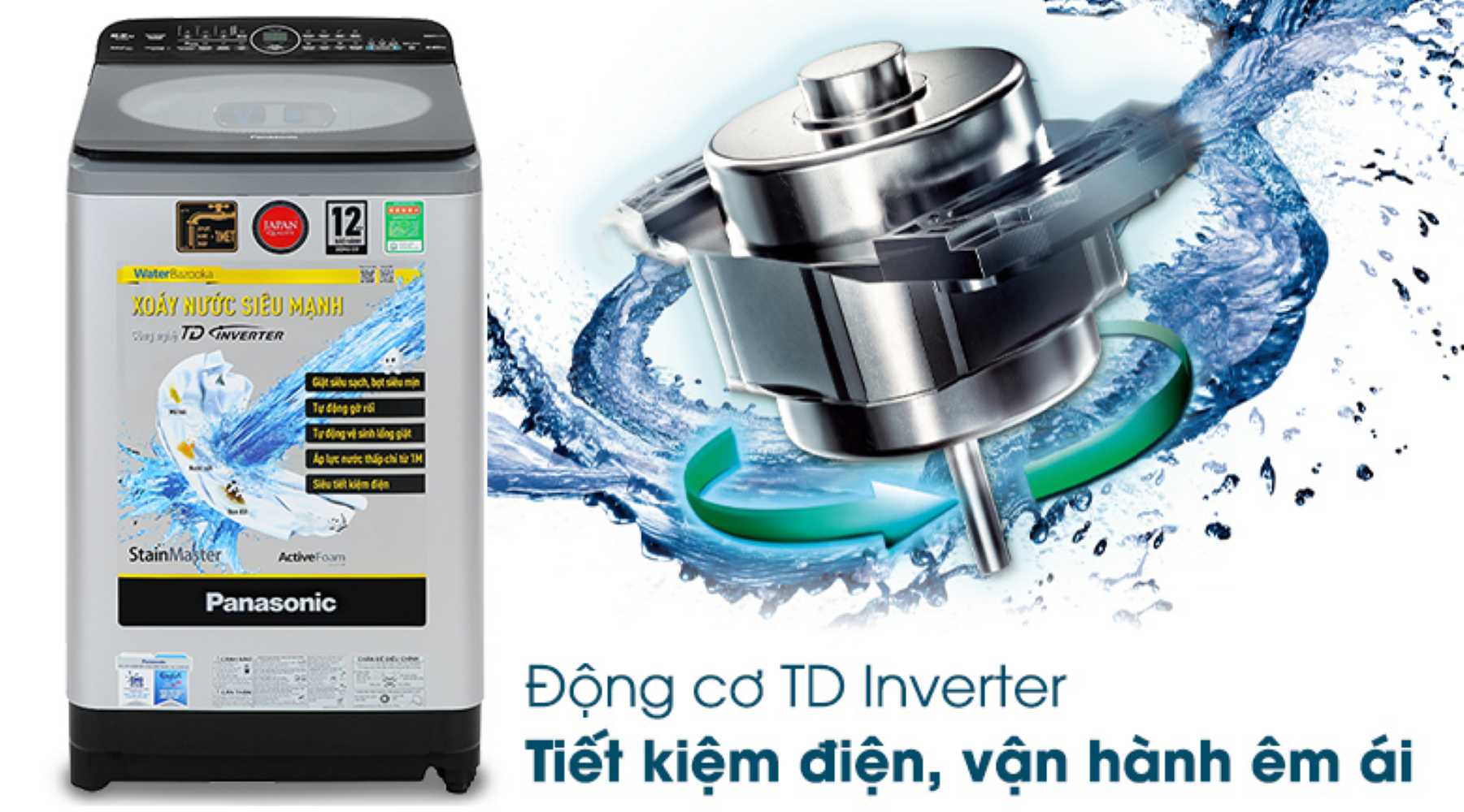 Vận hành hiệu quả, tiết kiệm điện năng tối ưu với công nghệ TD Inverter