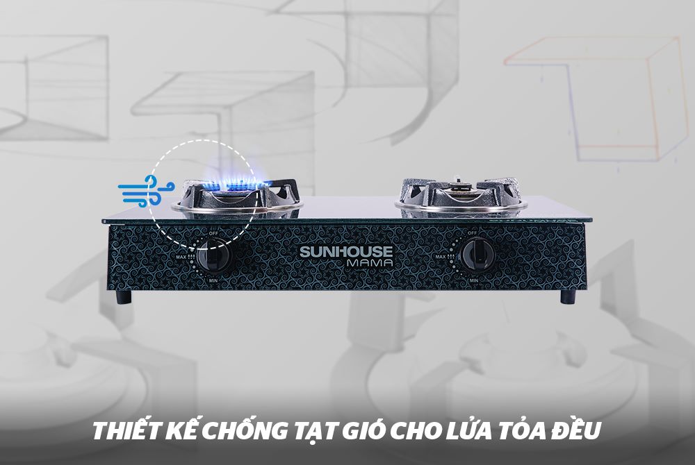 Tránh được tạt gió trong khi nấu 
