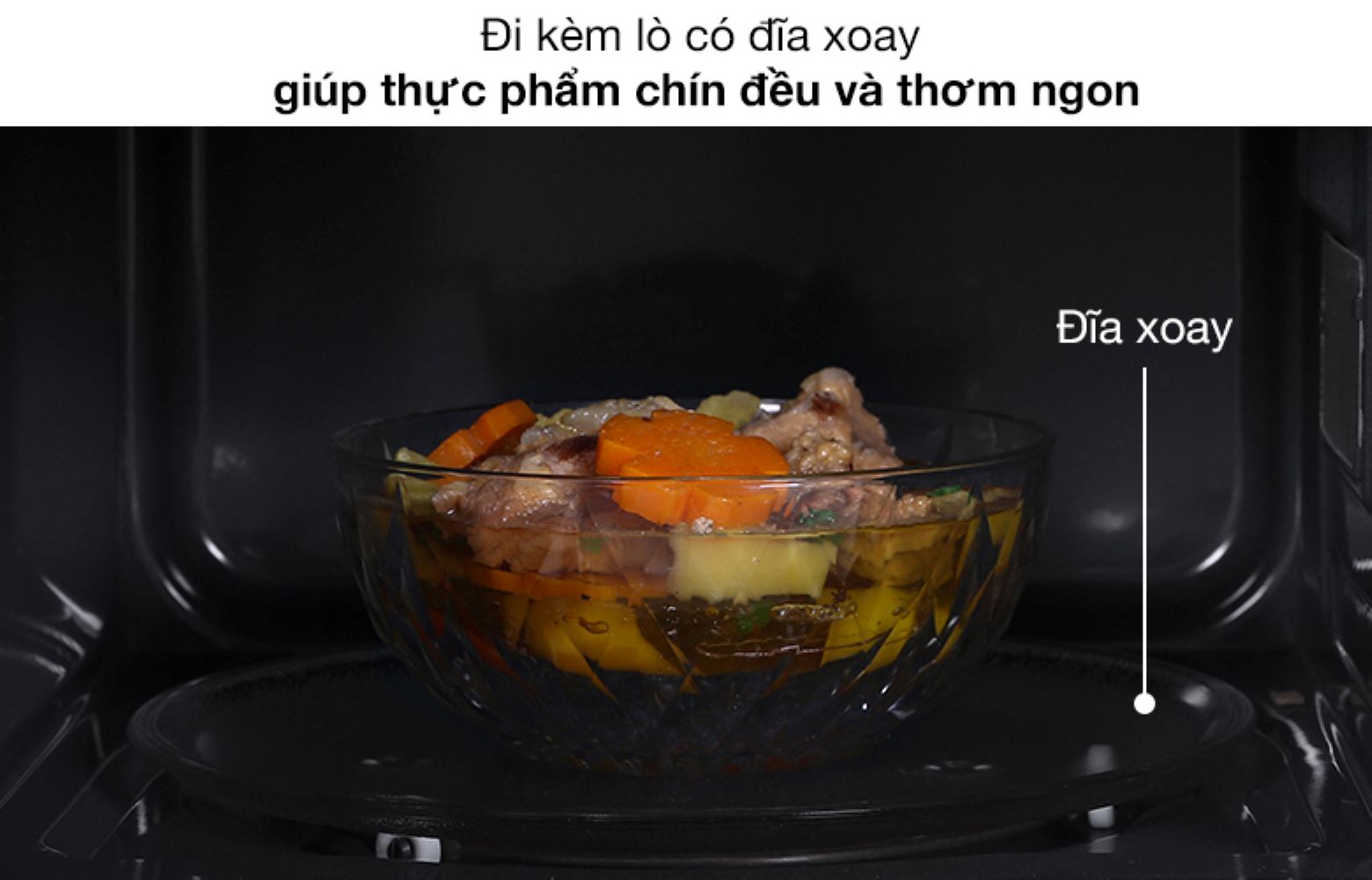 Đĩa xoay hỗ trợ nấu ăn tiện lợi và linh hoạt hơn
