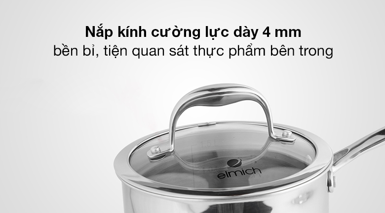 Nắp kính cường lực dễ quan sát