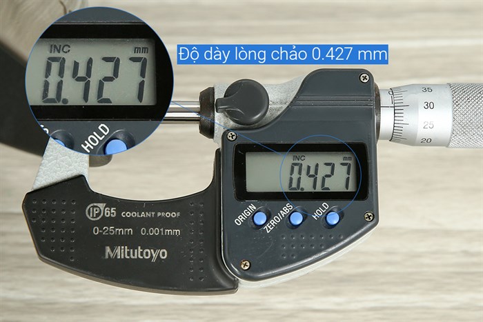 Thành nhôm cao cấp dày, giữ nhiệt tốt