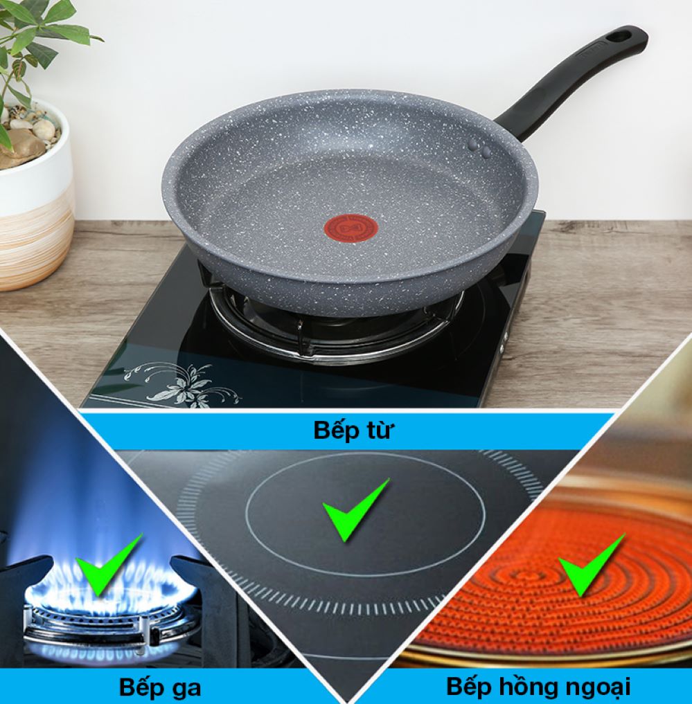 Dùng được cho mọi loại bếpDùng được cho mọi loại bếp